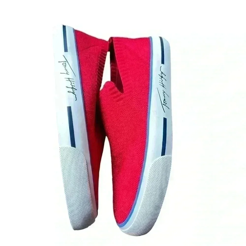 Tommy Hilfiger Women's Red Gilrey Sneaker•Size 7 1/2•Brand New No Box•